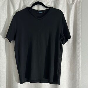 Men’s Black V-Neck T-Shirt